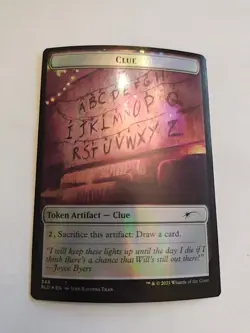 Foil Clue Token - Stranger Things Secret Lair - #348 MTG NM/M - Image 1