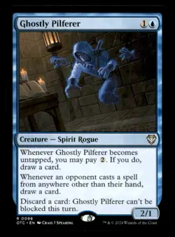Ghostly Pilferer LP Light Play Thunder Junction Commander MTG [11169] - Image 1
