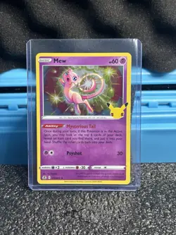 2021 Pokemon MEW 011/025 Celebrations 25th Anniversary Holo Rare English - Image 1