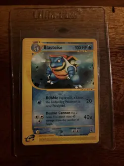 Pokemon TCG Blatoise 36/165 2002 Moderately/heavily Played - Image 1