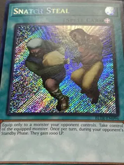 3x Snatch Steal | Secret Rares | BLTR-EN096 | NM | 1st Editions | YuGiOh! - Image 2