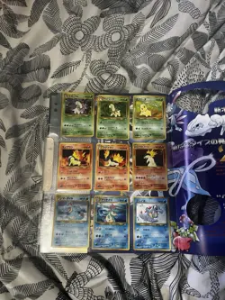 Pokemon TCG Neo Genesis Premium File 1 - Folder 9 Card Set Japanese - US Seller - Image 3