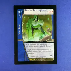 Vs System DOCTOR DOOM Triumphant JUMBO Promo Marvel Trading Card Game TCG 2004 - Image 1