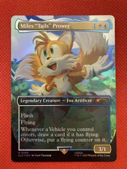 Magic Secret Lair - Sonic Friends And Foes Foil Set - OPENED with bonus card - Image 4