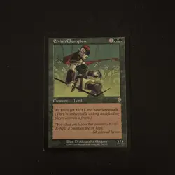 Magic The Gathering Invasion Elvish Champion #186 Lightly played - Image 1