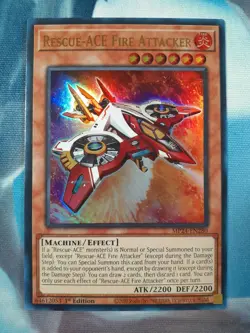 Yugioh Rescue-ACE Fire Attacker MP24 Ultra Rare - Image 1
