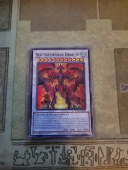 YUGIOH RED SUPERNOVA DRAGON SDCK-EN044 SUPER 1ST ED NM - Image 1