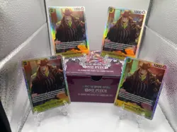 One Piece A Fist Of Divine Speed OP11-101 Capone “Gang” Bege SR x 4 Playset - Image 1
