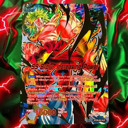 SS Broly Increasing Power BT29-149 SLR Fearsome Rivals Dragon Ball Super Card NM - Image 1