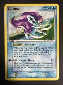 2005 Suicune 030 Pokemon TCG Holo Black Star Rare Promo Card NM - Image 1