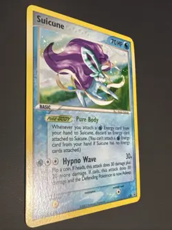 2005 Suicune 030 Pokemon TCG Holo Black Star Rare Promo Card NM - Image 4