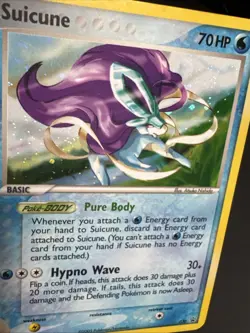 2005 Suicune 030 Pokemon TCG Holo Black Star Rare Promo Card NM - Image 5