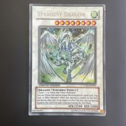 Stardust Dragon CT05-EN001 Secret Rare Limited Edition Yugioh Card - HP - Image 1
