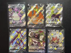 Lot Of 6 Shiny Full Art Pokemon Cards Near Mint - Image 1