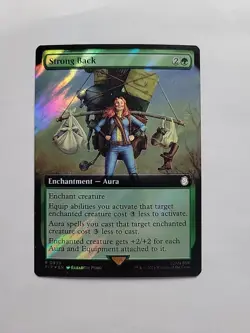 Strong Back (Extended Art) (Surge Foil) Universes Beyond: Fallout Foil - Image 1