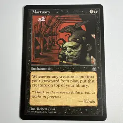 Mortuary - Stronghold - Magic the Gathering - MTG - Light Play - Image 1