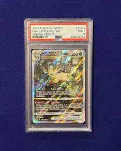 PSA 9 Leafeon VSTAR #GG35 Crown Zenith 2023 Pokemon MINT - Image 1