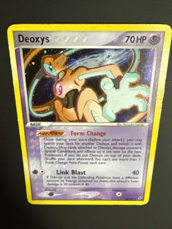 Pokemon TCG Deoxys 16/107 EX Deoxys Holo Rare 2005 Vintage LP - Image 3