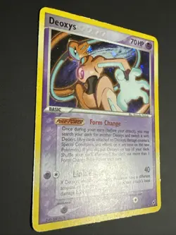Pokemon TCG Deoxys 16/107 EX Deoxys Holo Rare 2005 Vintage LP - Image 4
