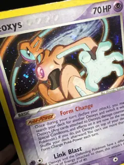 Pokemon TCG Deoxys 16/107 EX Deoxys Holo Rare 2005 Vintage LP - Image 5