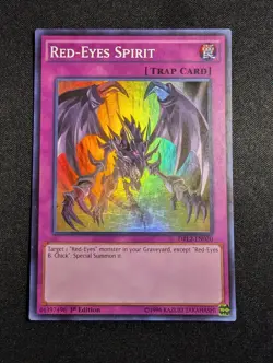 Yugioh - Red-Eyes Spirit DRL2-EN020 1st Edition Super Rare NM - Image 1