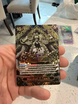 One Piece Card Game Marshall.D.Teach (SP) Gold OP09-093 Legacy of the Master - Image 1