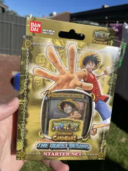 One Piece - BANDAI - CCG Starter Deck Set The Quest Begins, Sealed, 2005 Vintage - Image 1