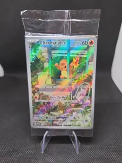 Charmander 044 Sv: Scarlet & Violet Promo Cards Holo Pokemon Black Star - Image 1