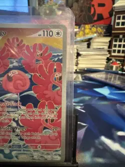 Pokemon Paldea Evolved Flamingo Illustration Rare Holo Card 227/193 TCG - Image 2
