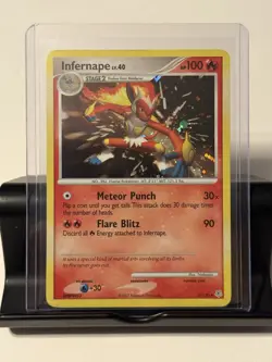 Pokemon TCG Infernape Holo Rare Card Diamond & Pearl, 5/130 - LP/MP! - Image 1