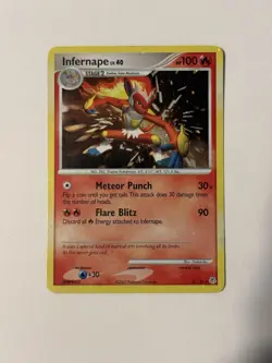 Pokemon TCG Infernape Holo Rare Card Diamond & Pearl, 5/130 - LP/MP! - Image 2