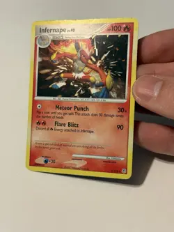 Pokemon TCG Infernape Holo Rare Card Diamond & Pearl, 5/130 - LP/MP! - Image 3