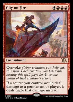 MTG - CITY ON FIRE - March of the Machine (R) - Image 1