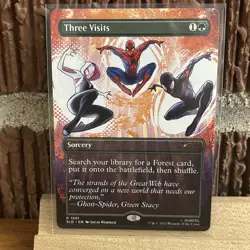 MTG Three Visits (1991) *Non-Foil* Secret Lair: Spider-Man Marvel - Image 2
