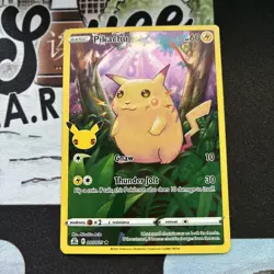 Pokemon Pikachu TCG Celebrations Card 005/025 25th Anniversary - Image 1