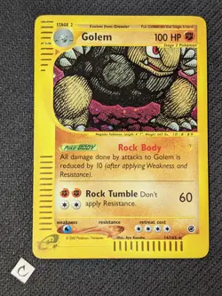 Golem 14/165 - Expedition Base Set Holo Rare Pokemon TCG NM - Image 1