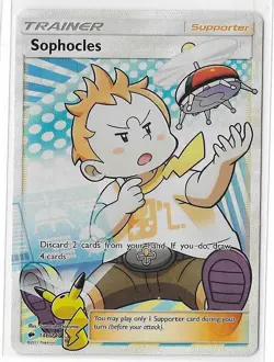 Sophocles 146/147 Burning Shadows Holo Full Art FA Ultra Rare Pokemon TCG NM - Image 1