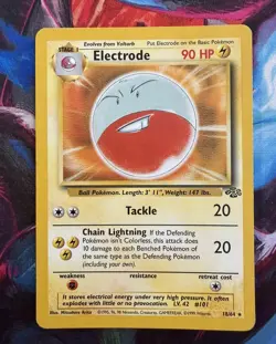 Electrode 18/64, Jungle Set, Pokemon TCG, WOTC, Vintage 1999, Non Holo Rare, MP - Image 1