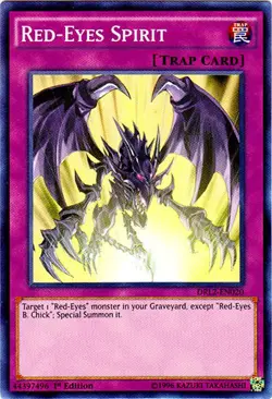 Red-Eyes Spirit - DRL2-EN020 - Super Rare - 1st Edition NM Yugioh Dragons of Leg - Image 1