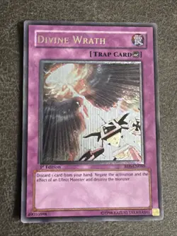 Yugioh Divine Wrath RDS-EN050 Ultimate Rare 1st Edition LP - Image 1
