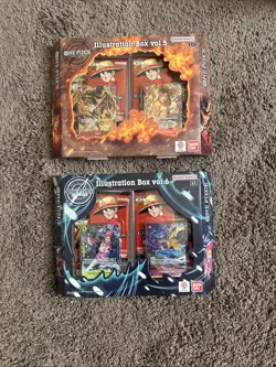 One Piece TCG Illustration Box Vol 5 and Vol 6 BUNDLE SEALED - Image 1