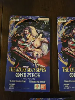 Lot Of 3 One Piece TCG The Azure Sea's Seven Sleeved Booster OP-14 EB04 English - Image 3