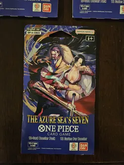 Lot Of 3 One Piece TCG The Azure Sea's Seven Sleeved Booster OP-14 EB04 English - Image 4