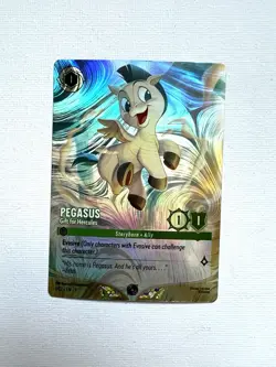 Disney Lorcana Challenge Promo Pegasus Gift For Hercules Foil 1/C2 EN 9 - Image 1