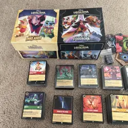 Disney Lorcana Sets 1-3 Mixed Bulk Lot C/UC/R/SR + Cold Foil - Image 2