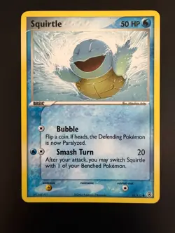 Pokemon Squirtle 83/112 FireRed & LeafGreen Regular Card (NM) - Image 1