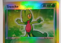 Pokemon Collectible Cards, Treecko, Rev Holo, 76/109, Ruby & Sapphire, 2003 - Image 2