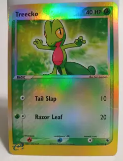 Pokemon Collectible Cards, Treecko, Rev Holo, 76/109, Ruby & Sapphire, 2003 - Image 4