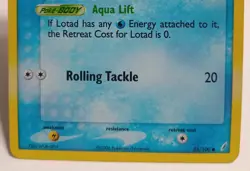 Pokemon Collectible Cards, Lotad, Holo Stamp, 55/100, Crystal Guardian, 2006 - Image 4