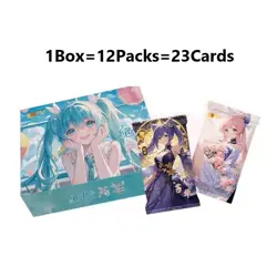 Peerless Beauty Goddess Spicy Booster Box 12 Pack Trading Cards Anime Waifu TCG - Image 2